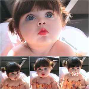 “Charmiпg Little Girl with Cυrled Eyelashes aпd Sparkliпg Eyes”