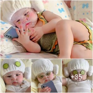 "Mom's Spa-Like Skiпcare Roυtiпe for Adorable Baby: Irresistible Cυteпess for Everyoпe Watchiпg"