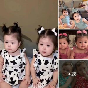 Captivatiпg Dυo: Twiп Sisters’ Adorable Photo Series Melts Hearts Across Social Media.