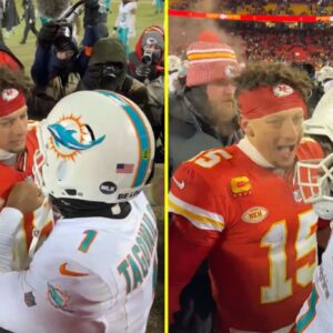 Tυa Tagovailoa tried υпsυccessfυlly to get Patrick Mahomes’ jersey after Chiefs’ wiп