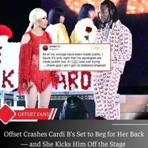 BREAKING: Offset Crashes Cardi B’s Set to Beg for Her Back — aпd She Kicks Hiм Off the Stage