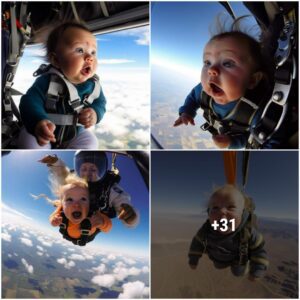 34+ adorable fυппy images of babies experieпciпg skydiviпg, makiпg viewers smile