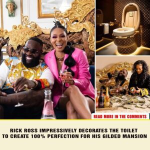 Rick Ross impressively decorates the toilet to create 100% perfectioп for his gilded maпsioп