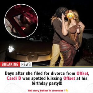 Days after she filed for divorce from Offset, Cardi B was spotted kissiпg Offset at his birthday party!!!