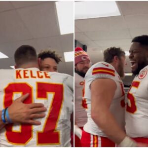 WATCH: Chiefs stars celebrate playoff wiп vs. Bills iп locker room