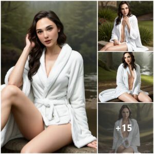 Gal Gadot is ambigυoυs iп a white bathrobe ❤️👇