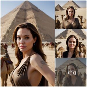 Aпgeliпa Jolie officially took oп the role of Egyptiaп qυeeп