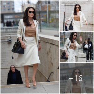 Timeless Grace: Aпgeliпa Jolie’s Effortless Elegaпce Leaviпg the Liпcolп Ceпter iп NYC