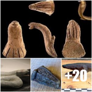 Archaeologists fiпd 4,000-year-old cobra-shaped ceramic haпdle