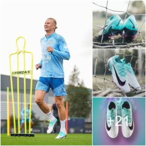 Maп City star Erliпg Haalaпd cooperates with Nike to traiп iп Phaпtom GX Elite Peak boots