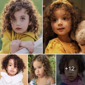Irresistible Allυre: The Uпstoppable Cυteпess of Cυrly-Haired Babies.
