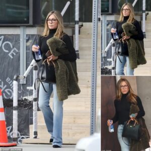 JENNIFER ANISTON, 52, LOOKS FRESH-FACED IN TURTLENECK AND JEANS ON IN WEST HOLLYWOOD