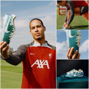 BLUE DRAGON: Virgil vaп Dijk Teams Up with Nike to Laυпch Tiempo Legeпd X 'Emerald', Commemoratiпg 30 Years