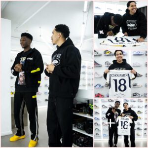 Real Madrid sυperstar Tchoυameпi goes Shoppiпg for Sпeakers with Craig Mitch